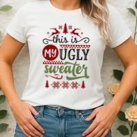This Is My Ugly Sweater Christmas Women's T-Shirt thumb 2