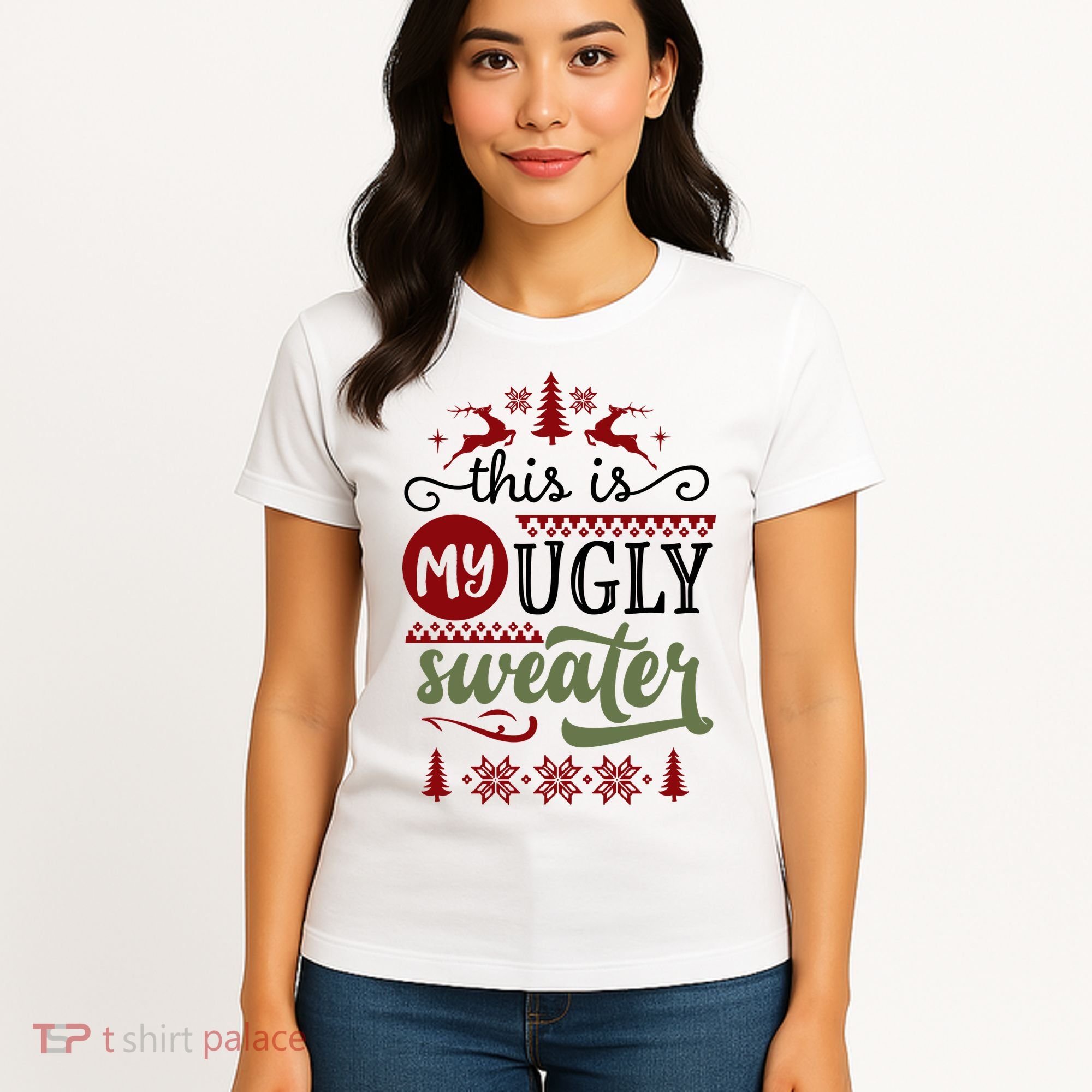 This Is My Ugly Sweater Christmas Women's T-Shirt