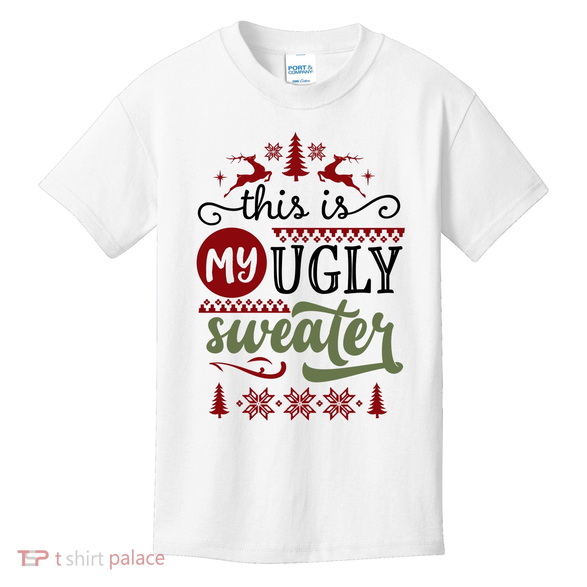 This Is My Ugly Sweater Christmas Kids T-Shirt