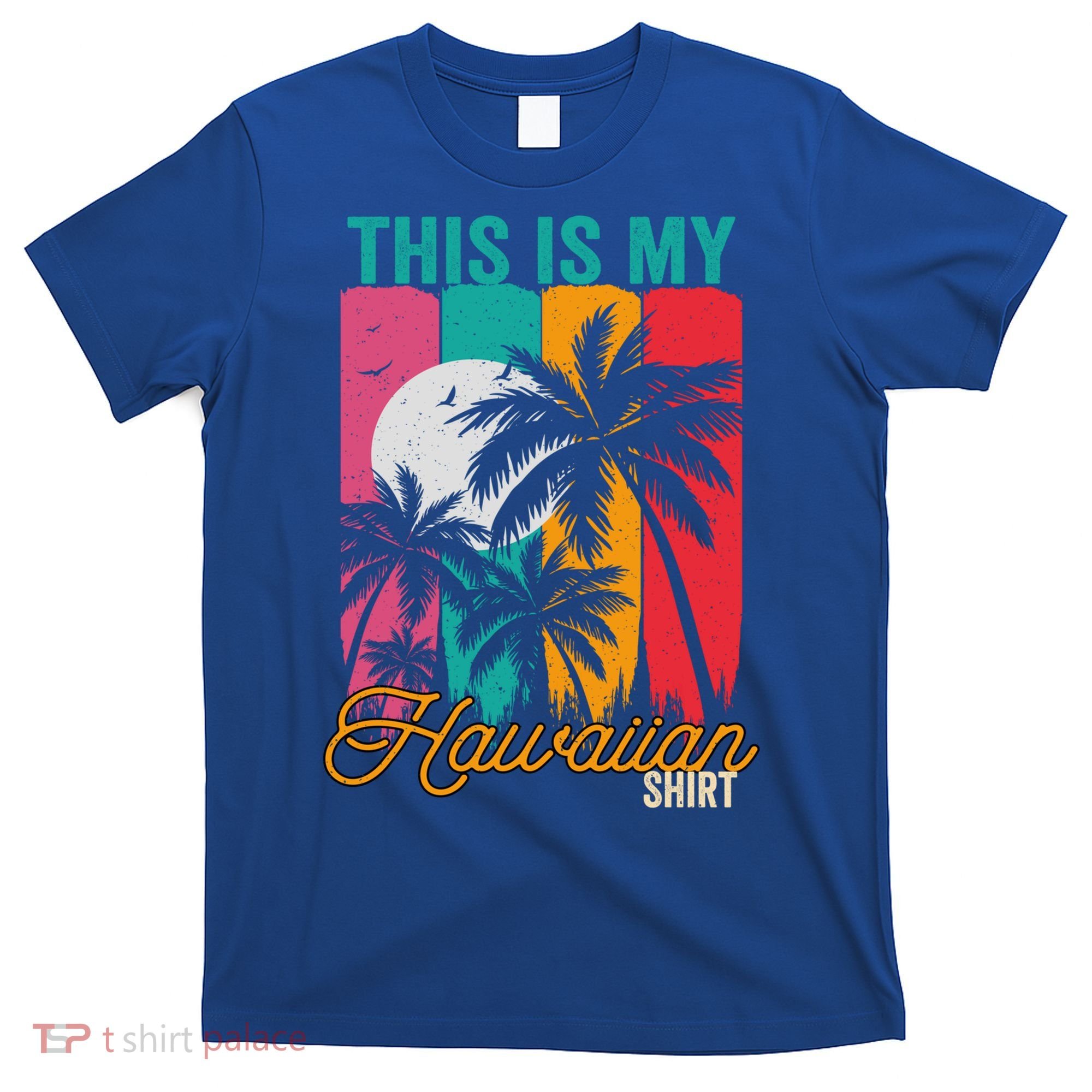This Is My Hawaiian Gift Retro Vintage Palms Aloha Hawaii Gift T-Shirt