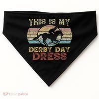 This Is My Human Costume I'm Really A Giraffe Funny USA-Made Doggie Bandana thumb 0