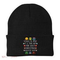 This Is My It's Too Hot For Ugly Christmas Sweaters Funny Beanie thumb 0