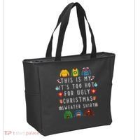 This Is My It's Too Hot For Ugly Christmas Sweaters Funny Tote Bag thumb 2