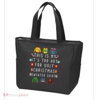This Is My It's Too Hot For Ugly Christmas Sweaters Funny Tote Bag thumb 3
