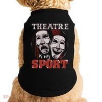 Theatre Is My Sport Musical Actor Gift Doggie Tank thumb 0
