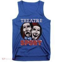 Theatre Is My Sport Musical Actor Gift Tank Top thumb 0