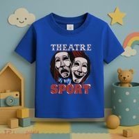 Theatre Is My Sport Musical Actor Gift Toddler T-Shirt thumb 3