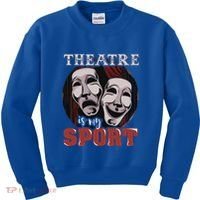 Theatre Is My Sport Musical Actor Gift Kids Sweatshirt thumb 0