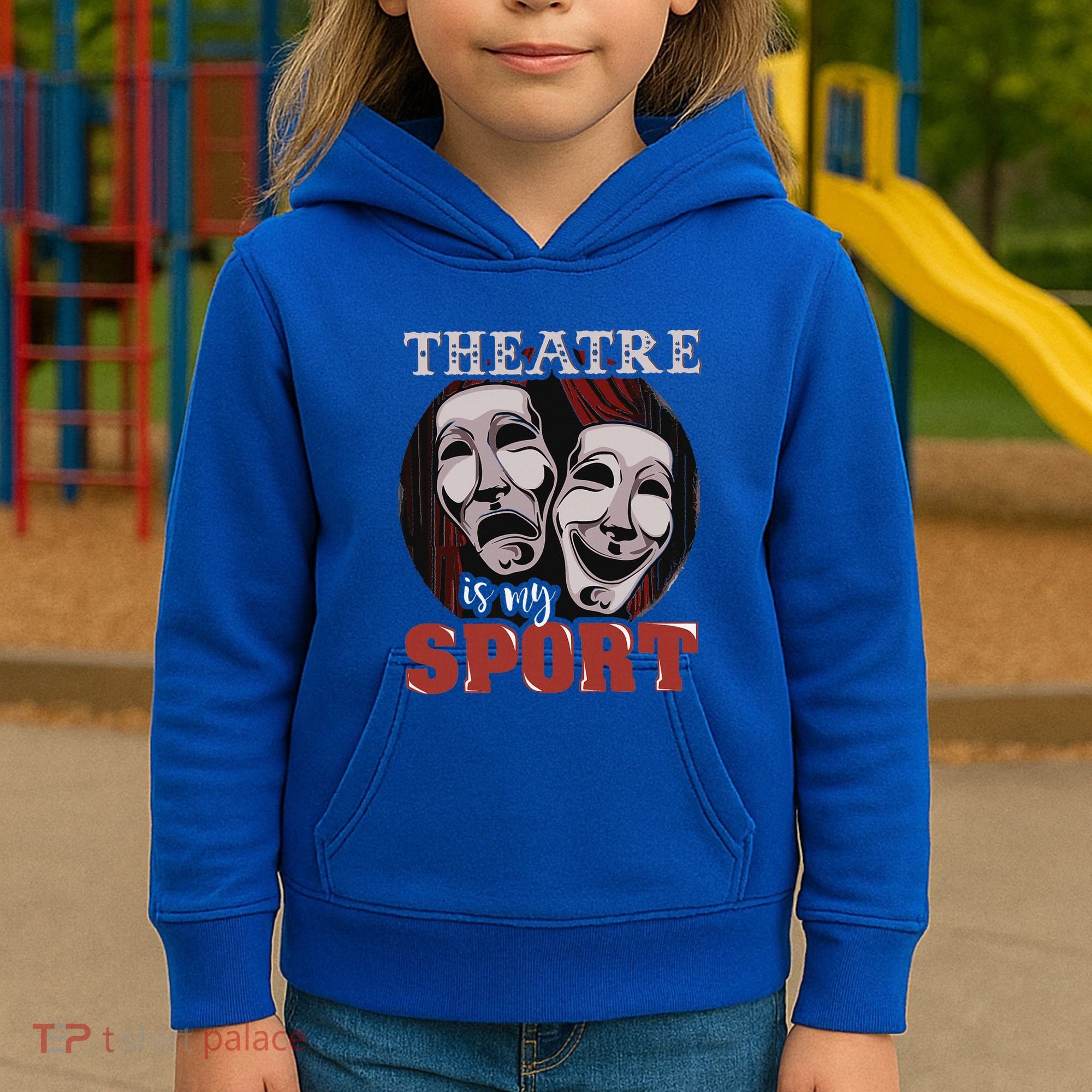 Theatre Is My Sport Musical Actor Gift Kids Hoodie