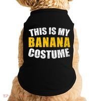 This Is My BANANA Costume Lazy Creepy Halloween Costume Doggie Tank thumb 0