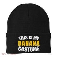 This Is My BANANA Costume Lazy Creepy Halloween Costume Beanie thumb 0