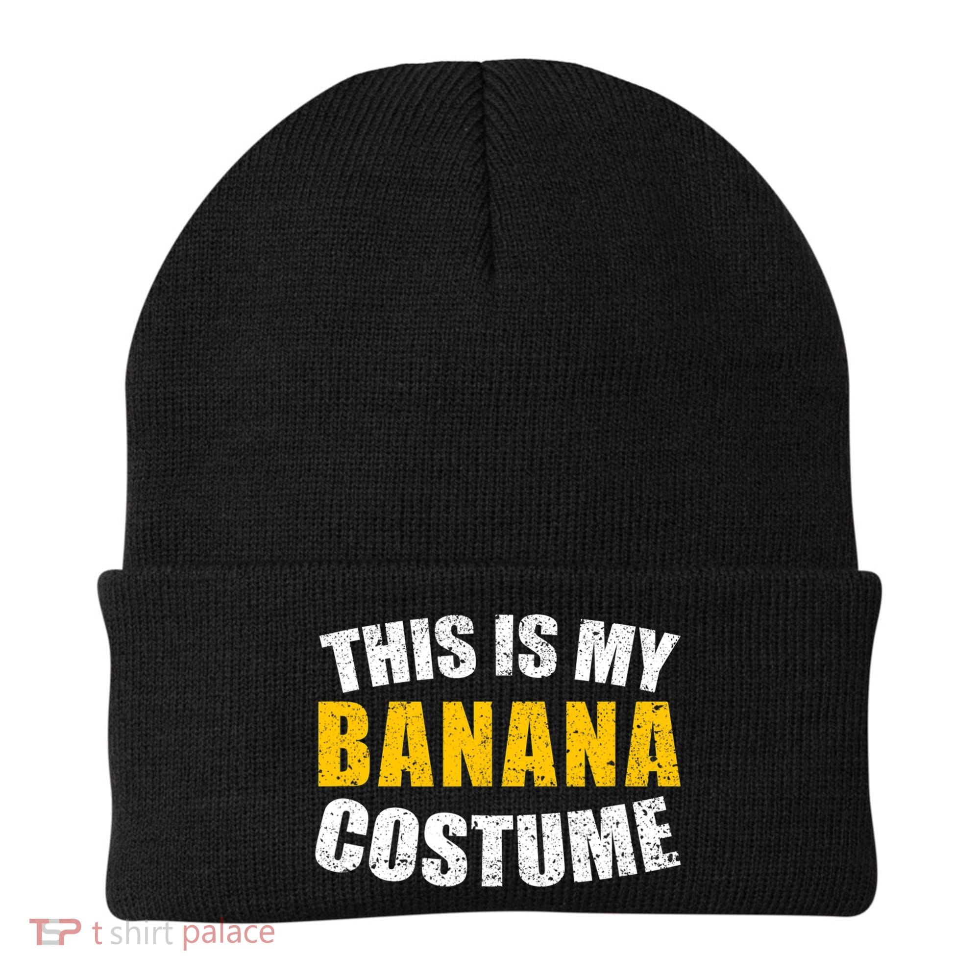 This Is My BANANA Costume Lazy Creepy Halloween Costume Beanie
