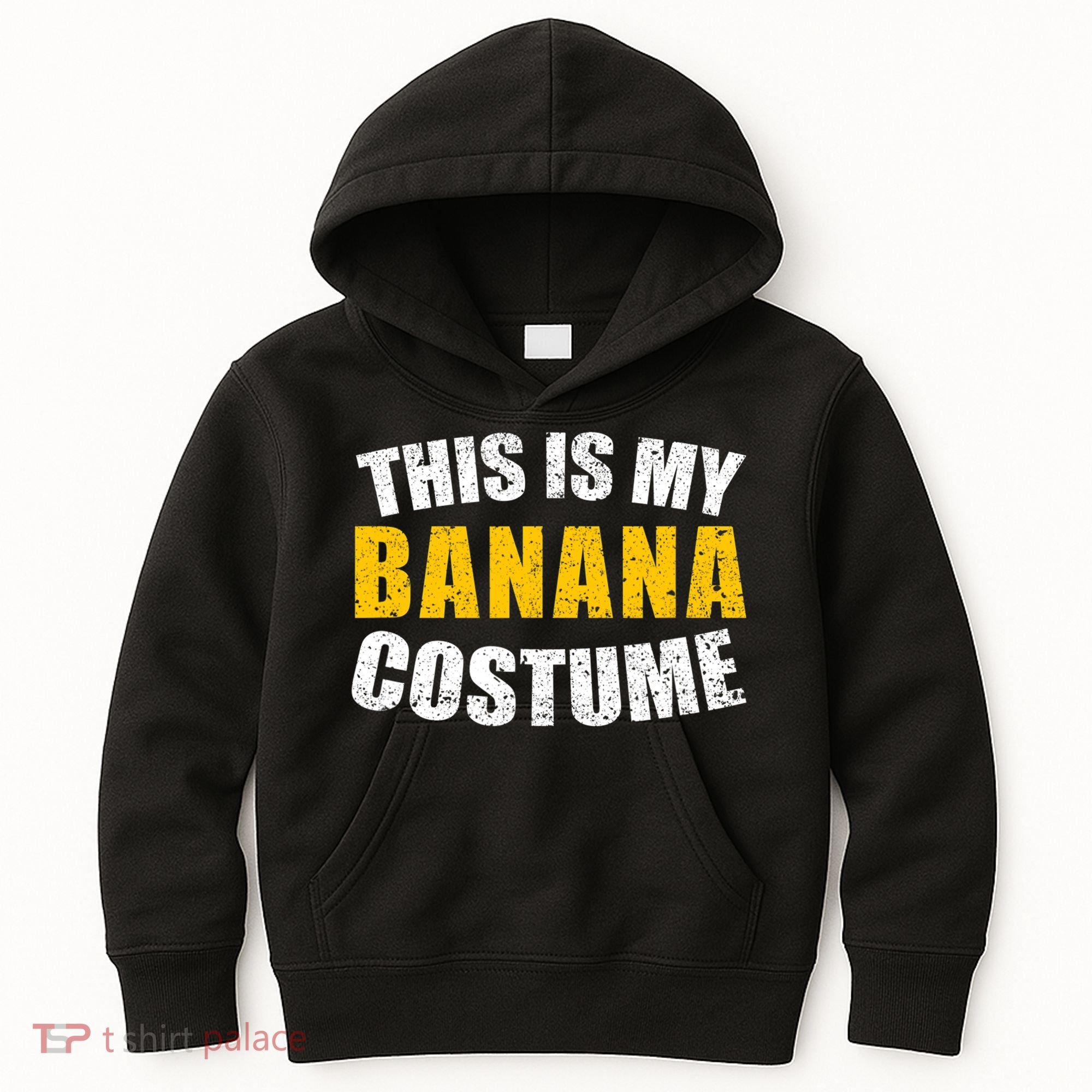 This Is My BANANA Costume Lazy Creepy Halloween Costume Kids Hoodie