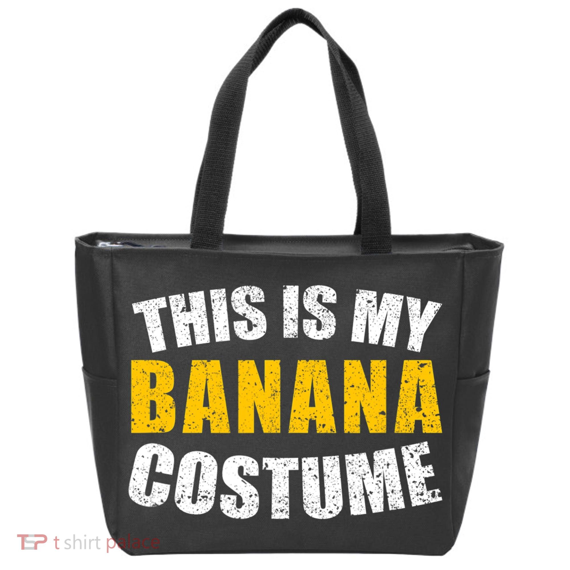 This Is My BANANA Costume Lazy Creepy Halloween Costume Tote Bag
