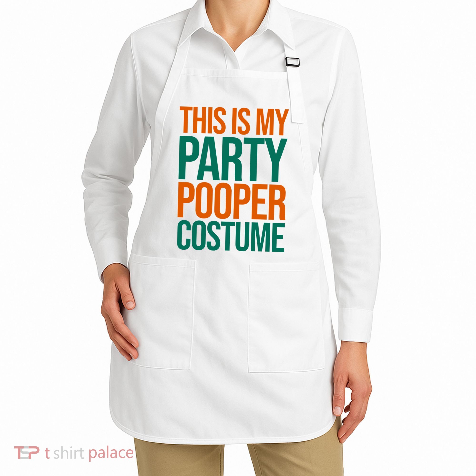 This Is My Party Pooper Costume Apron