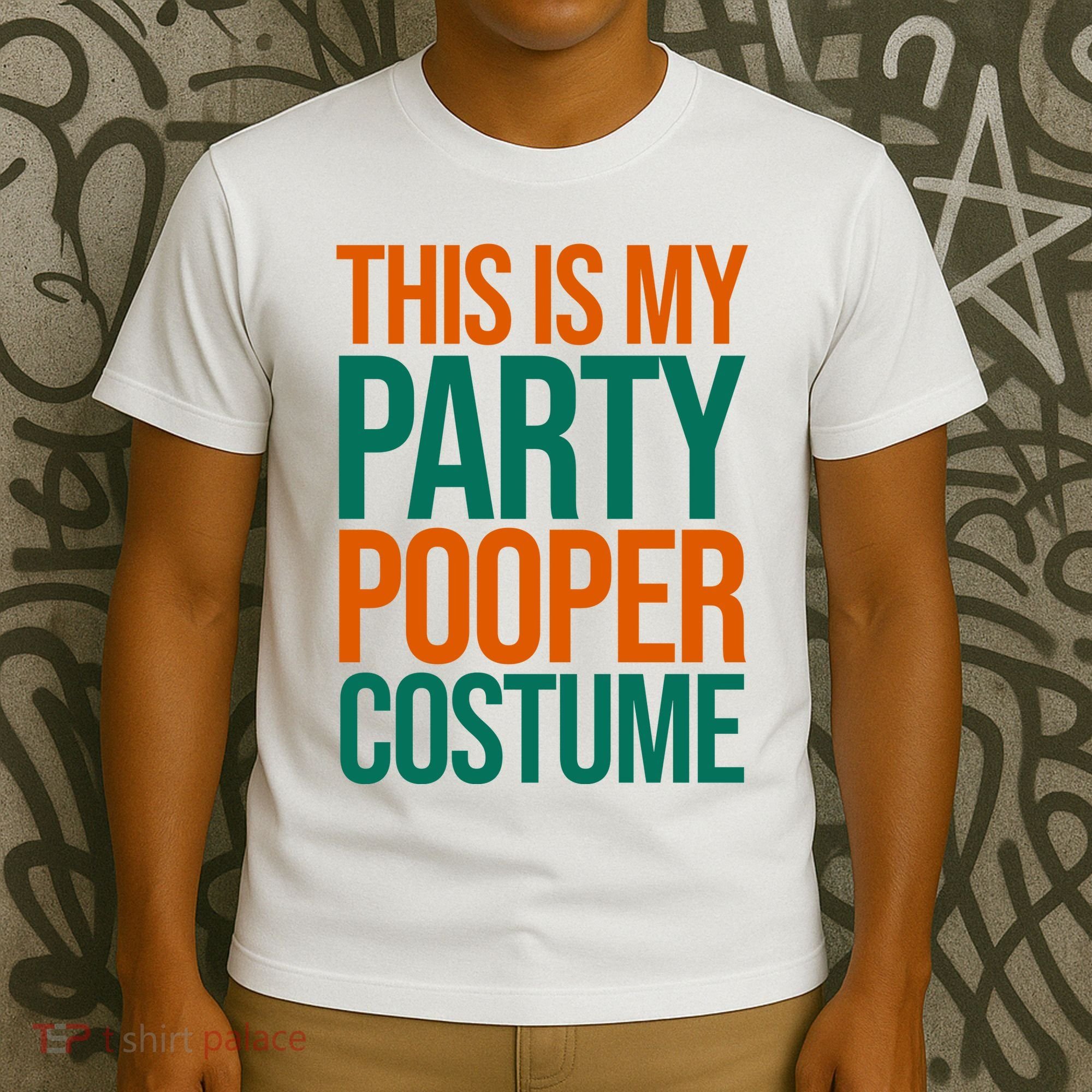 This Is My Party Pooper Costume T-Shirt