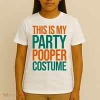 This Is My Party Pooper Costume T-Shirt thumb 4