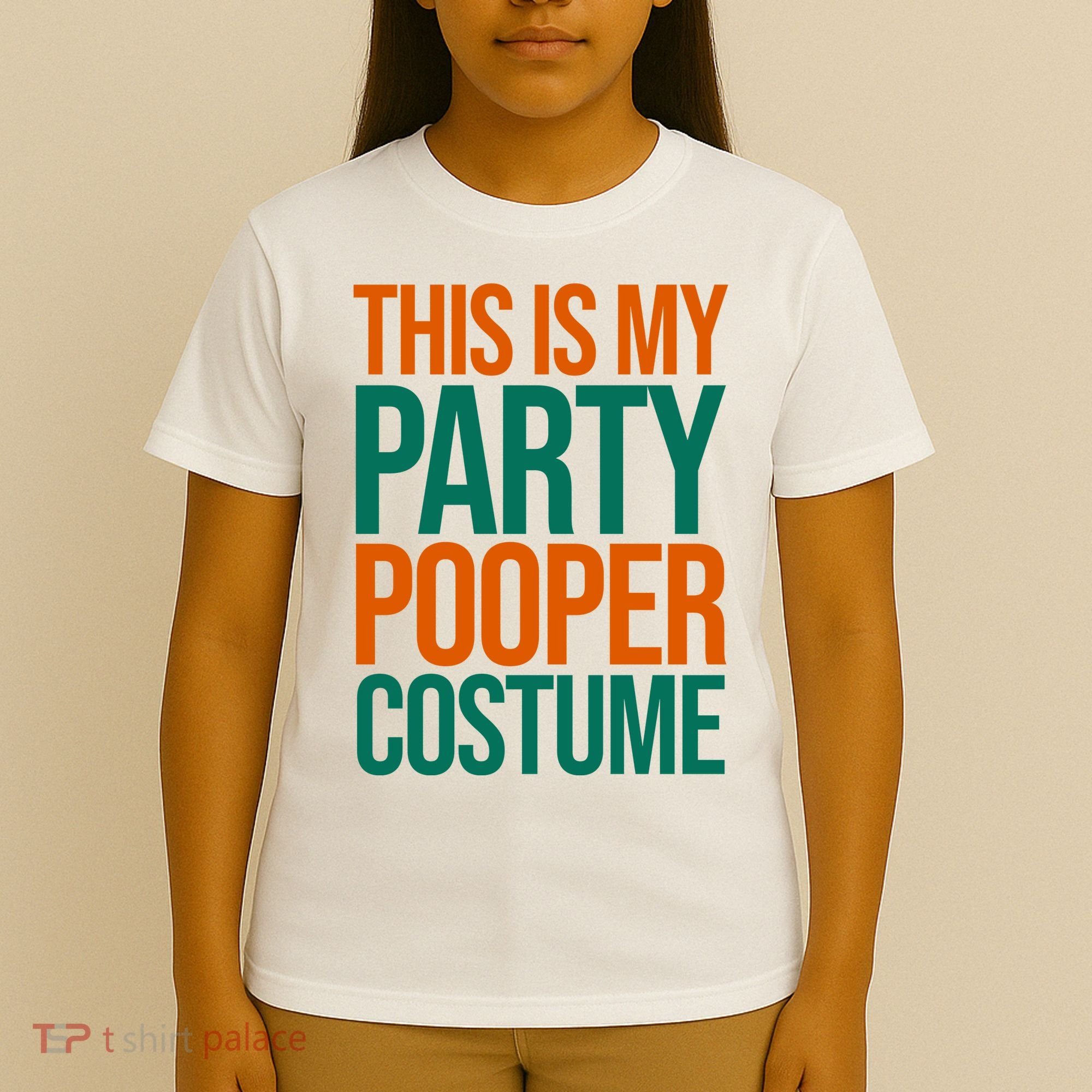 This Is My Party Pooper Costume T-Shirt