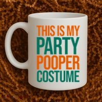 This Is My Party Pooper Costume Coffee Mug thumb 2