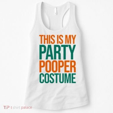 This Is My Party Pooper Costume Women's Tank Top