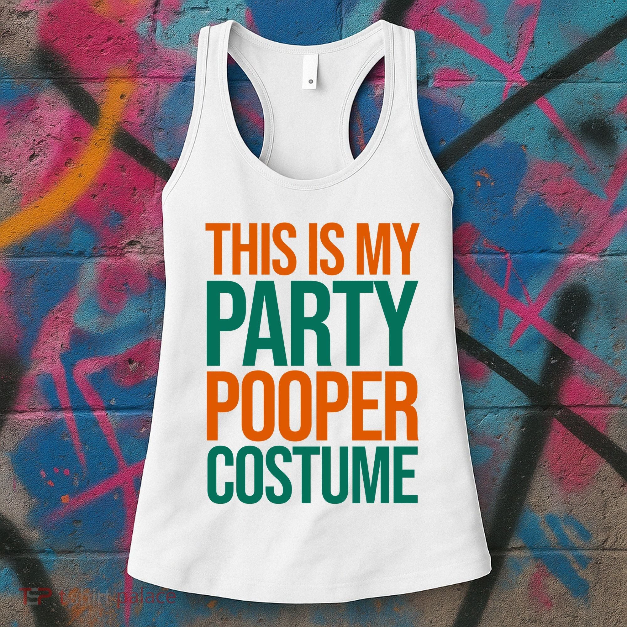This Is My Party Pooper Costume Women's Tank Top