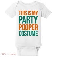 This Is My Party Pooper Costume Baby Bodysuit thumb 0