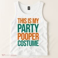 This Is My Party Pooper Costume Tank Top thumb 2