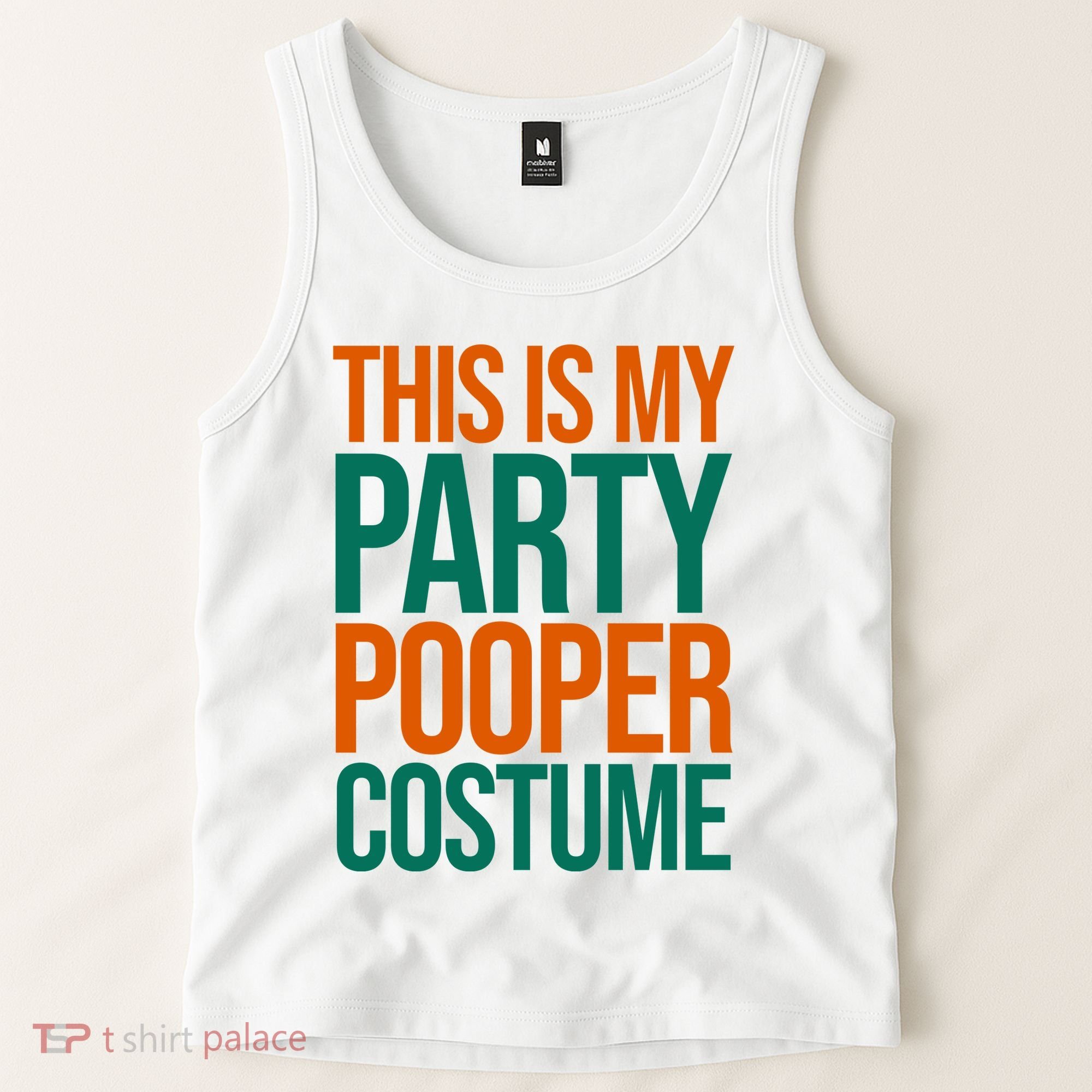 This Is My Party Pooper Costume Tank Top