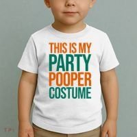 This Is My Party Pooper Costume Toddler T-Shirt thumb 2