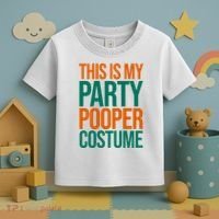 This Is My Party Pooper Costume Toddler T-Shirt thumb 3