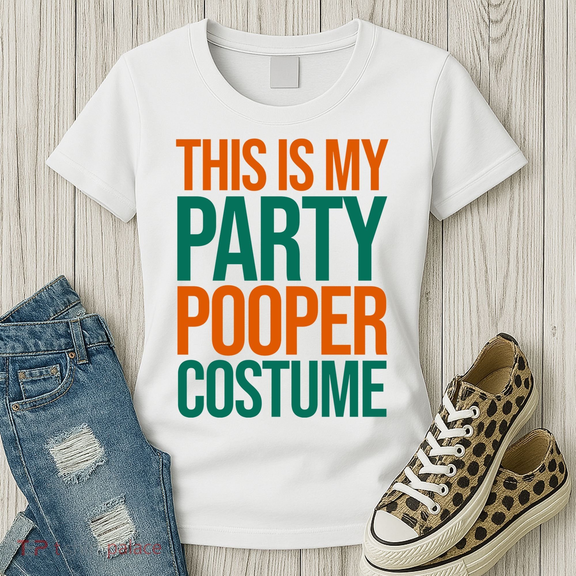 This Is My Party Pooper Costume Women's T-Shirt
