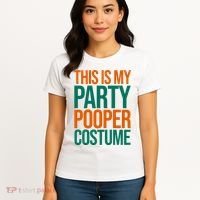 This Is My Party Pooper Costume Women's T-Shirt thumb 4