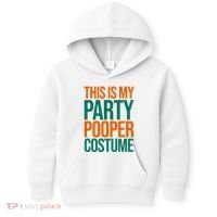 This Is My Party Pooper Costume Kids Hoodie thumb 0
