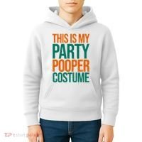 This Is My Party Pooper Costume Kids Hoodie thumb 4