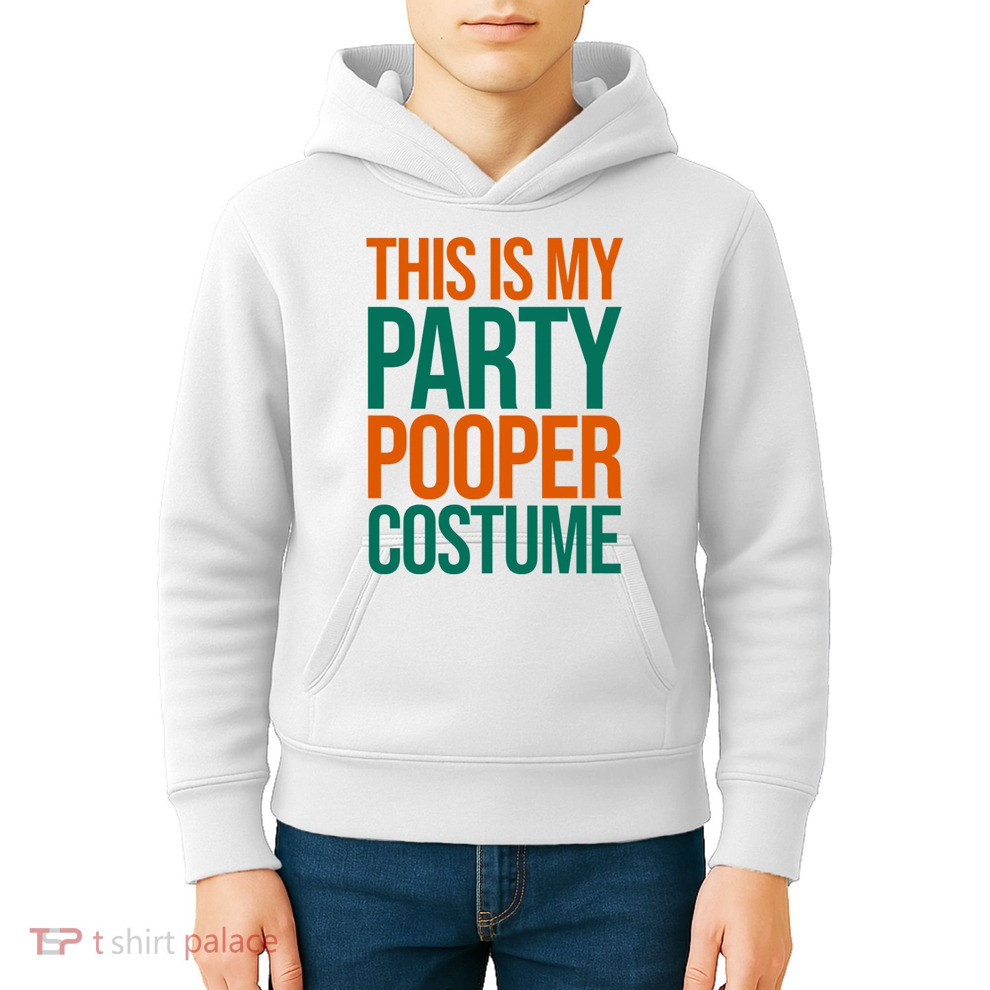This Is My Party Pooper Costume Kids Hoodie