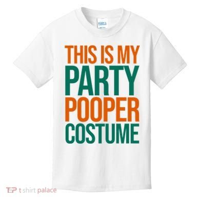 This Is My Party Pooper Costume Kids T-Shirt