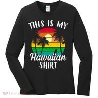 This Is My Hawaiian Shirt Women's Long Sleeve Shirt thumb 0