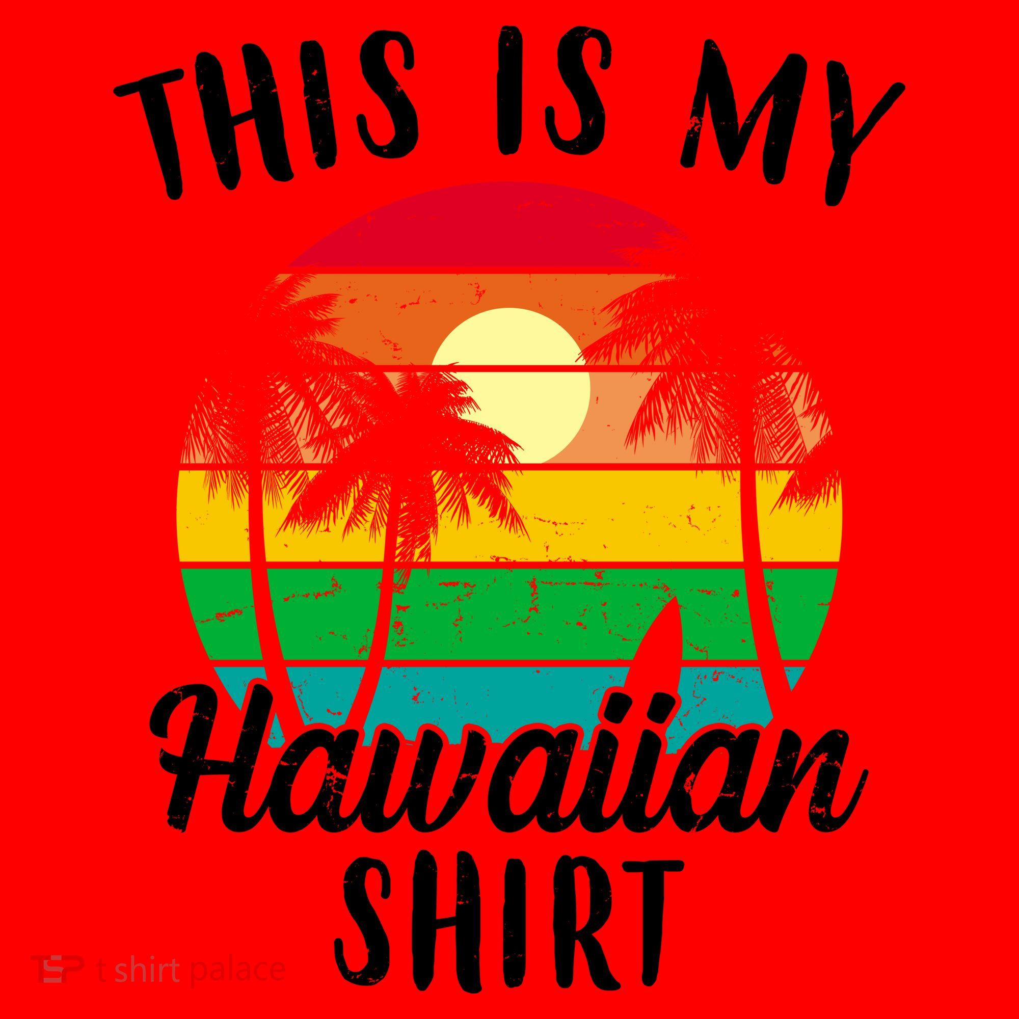 This Is My Hawaiian Shirt Santa Hat
