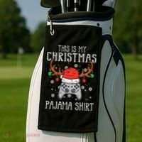 This Is My Christmas Shirt Gamer Xmas Golf Towel thumb 2