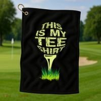 This Is My Golfer Golf Towel thumb 1