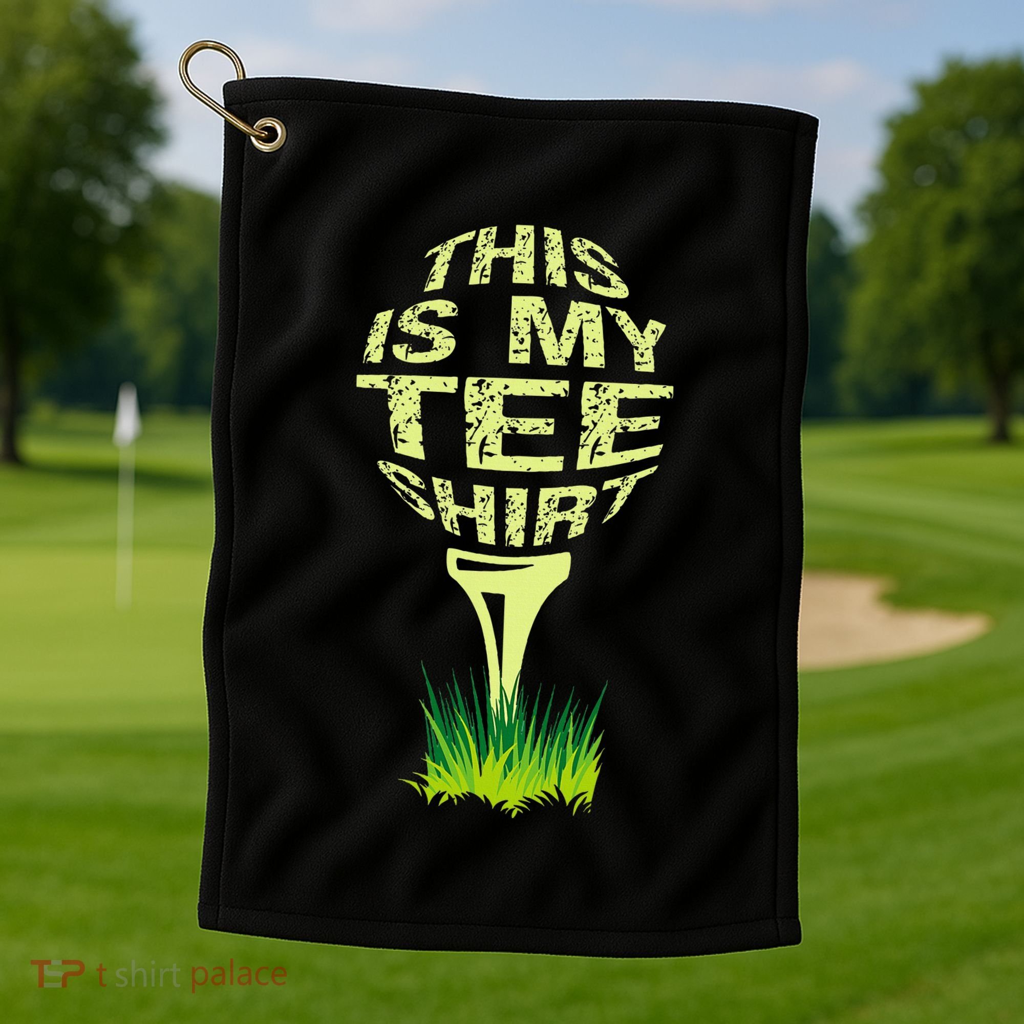 This Is My Golfer Golf Towel