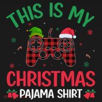 This Is My Christmas Pajama Santa Hat Gamer Video Game Xmas Gift Ornament thumb 1