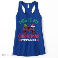This Is My Christmas Pajama Santa Hat Gamer Video Game Xmas Gift Women's Tank Top thumb 0