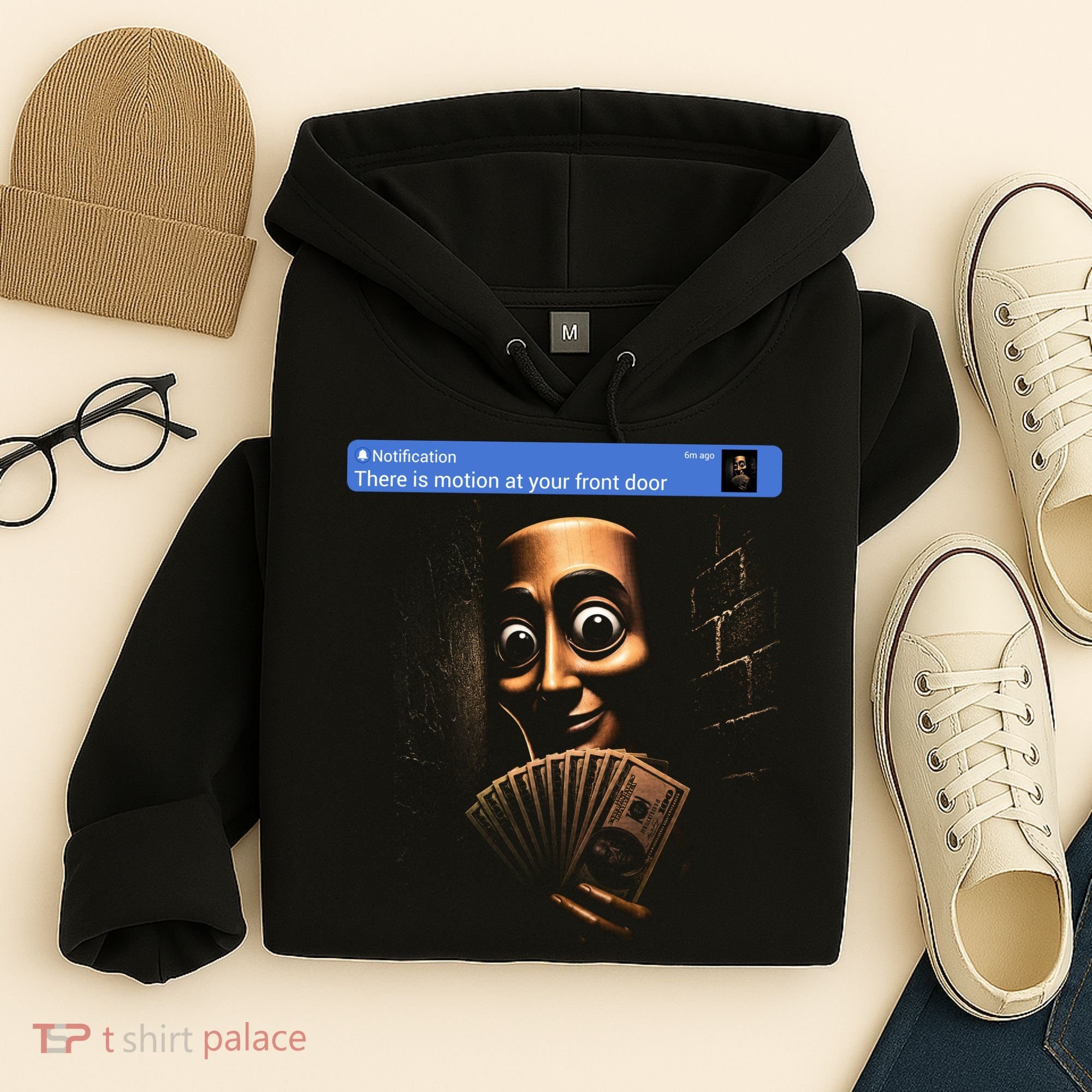 There Is Motion At Your Front Door Tung Tung Tung Sahur Hoodie
