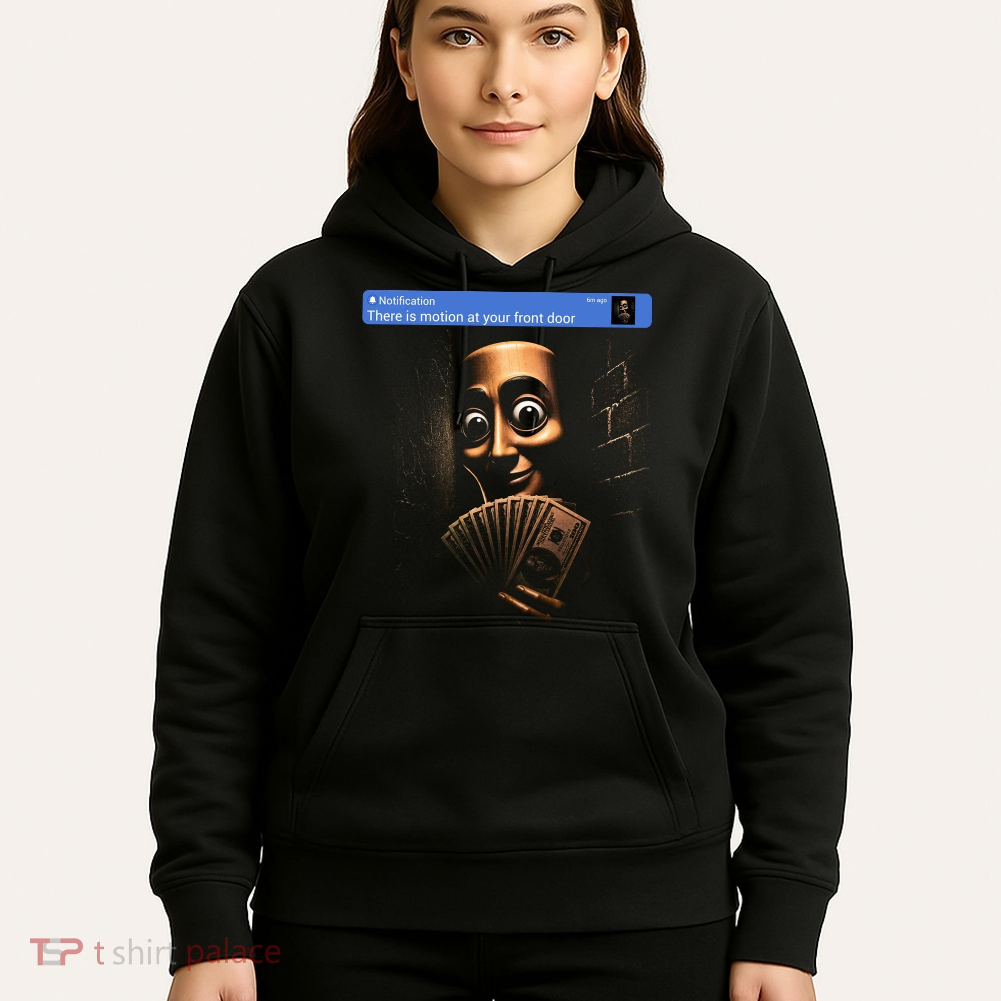 There Is Motion At Your Front Door Tung Tung Tung Sahur Hoodie