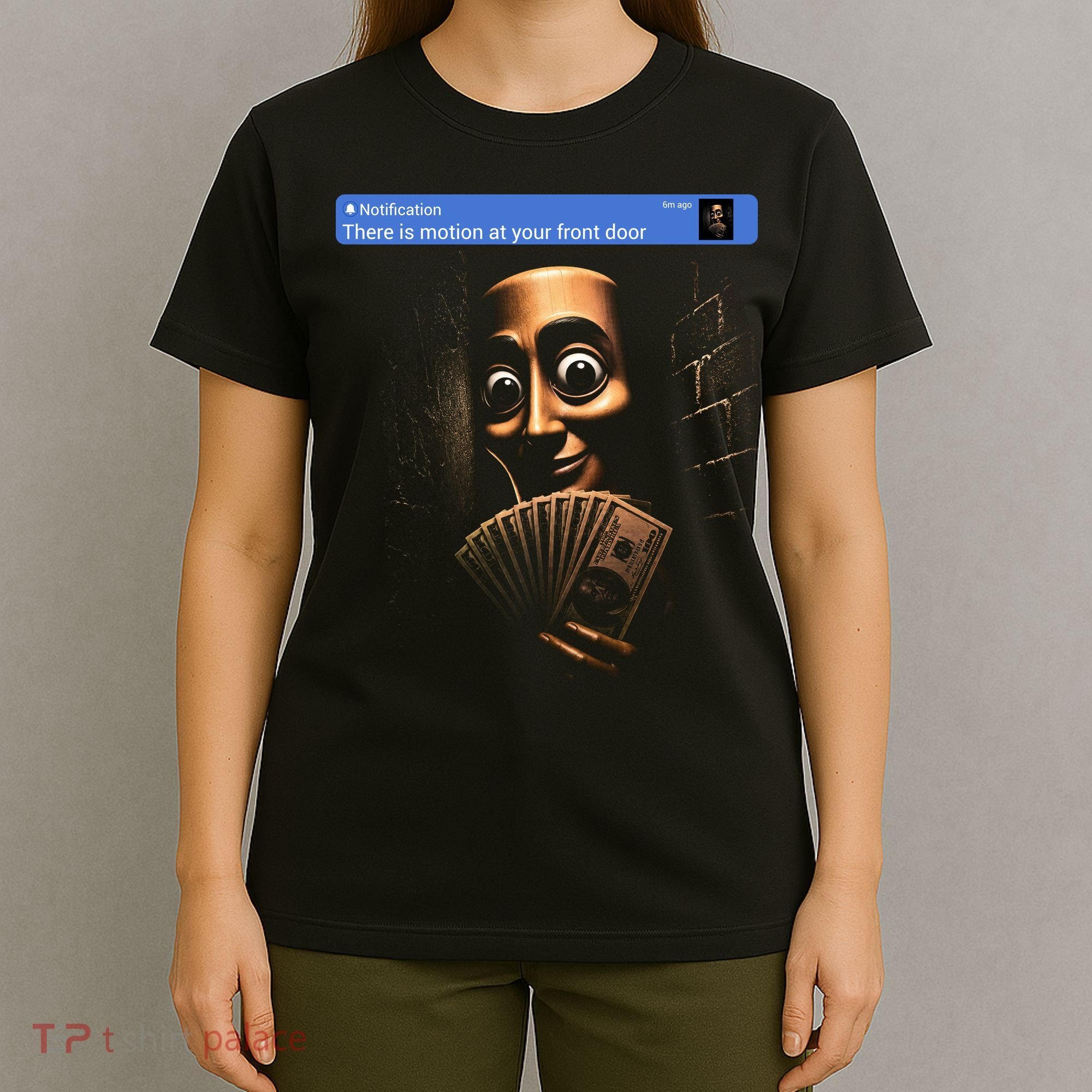 There Is Motion At Your Front Door Tung Tung Tung Sahur T-Shirt