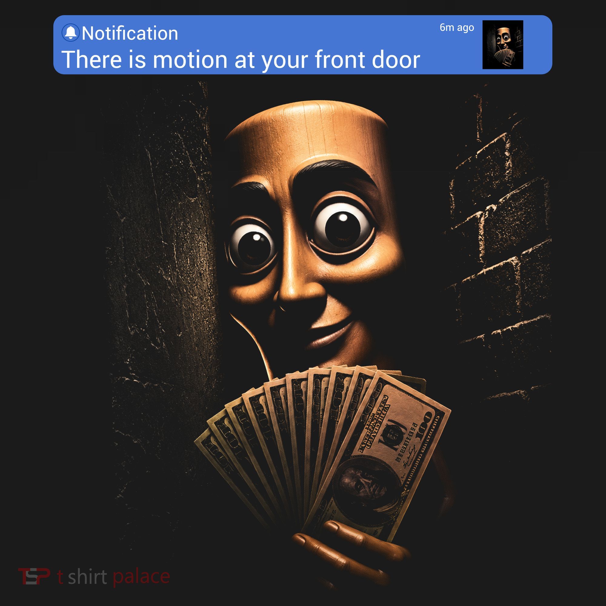 There Is Motion At Your Front Door Tung Tung Tung Sahur Mousepad