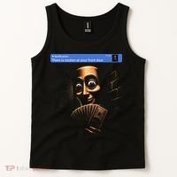 There Is Motion At Your Front Door Tung Tung Tung Sahur Tank Top thumb 2