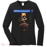 There Is Motion At Your Front Door Tung Tung Tung Sahur Women's Long Sleeve Shirt thumb 0