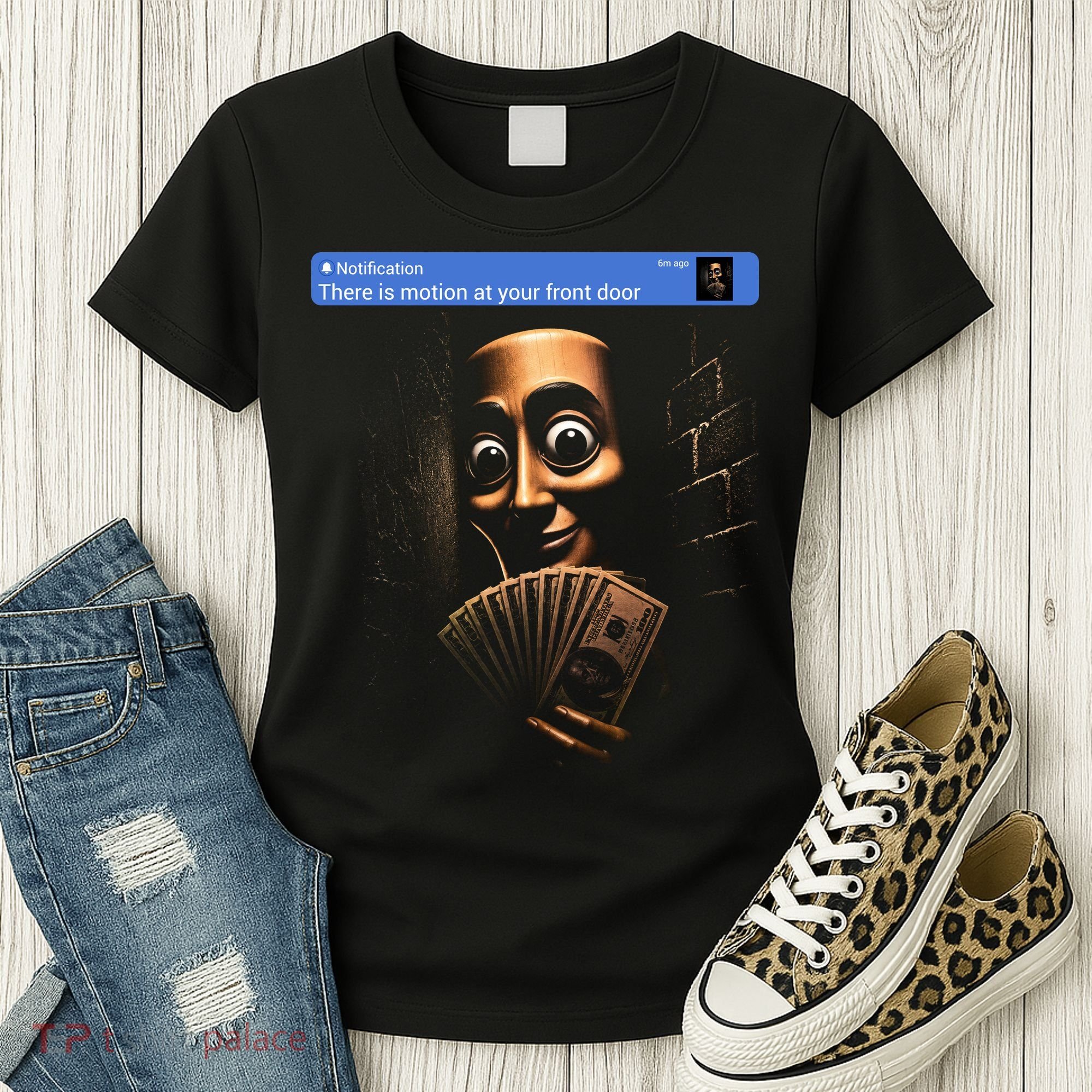 There Is Motion At Your Front Door Tung Tung Tung Sahur Women's T-Shirt